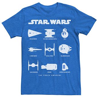 Men's Star Wars Ships & Droids Tee