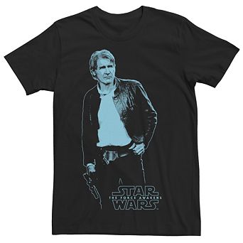 Men's Star Wars The Force Awakens Han Solo Portrait Tee