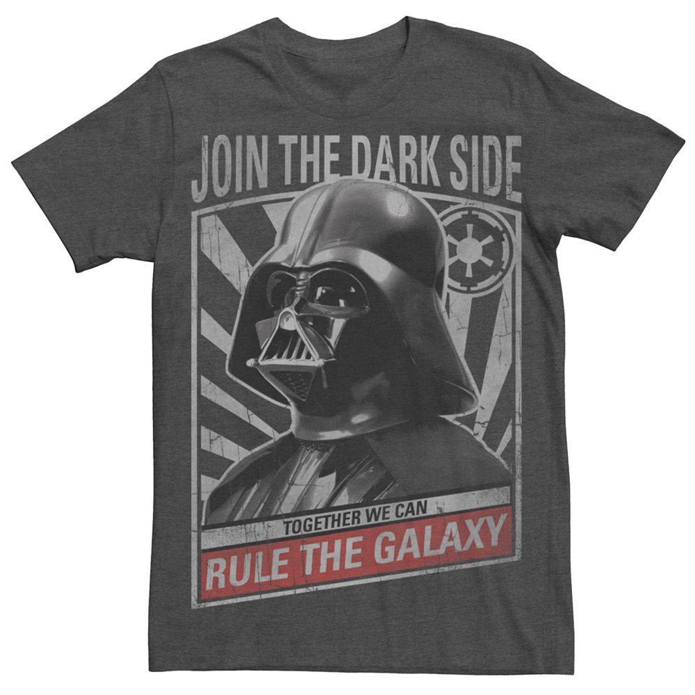 Men's Star Wars Darth Vader Galaxy Ruler Poster Tee