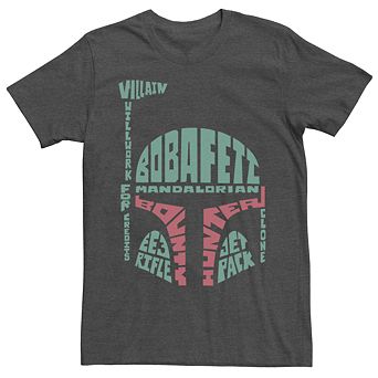 Men's Star Wars Boba Fett Helmet Fill Tee