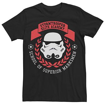 Men's Star Wars Stormtrooper Academy Logo Tee