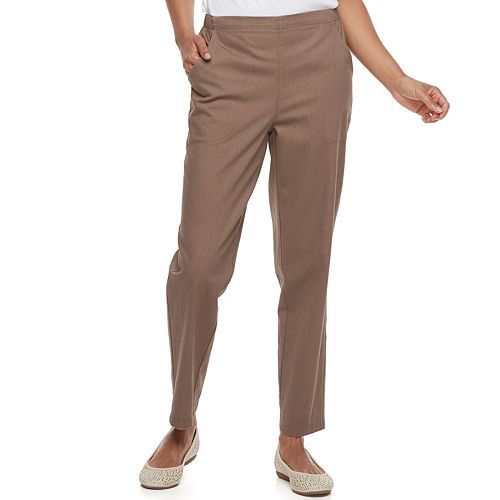 Petite Croft & Barrow® Classic Pull-On Tapered-Leg Pants