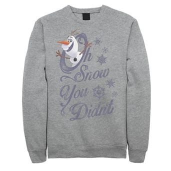 Disney's Frozen Olaf Oh Snow You Didn't Juniors' Fleece Sweatshirt