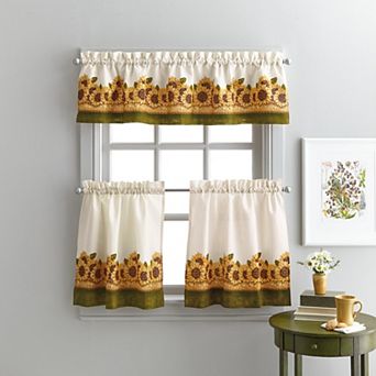 Window Curtainworks Sunflower Garden Tier Set