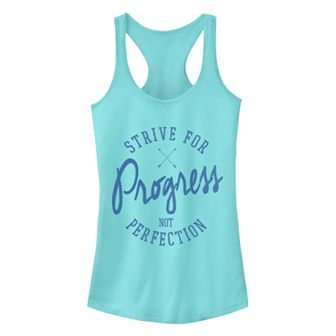 Juniors' Chin-Up Strive For It Ideal Racerback Tank Top