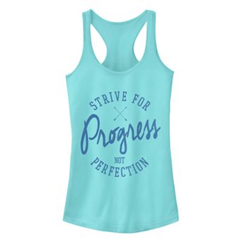 Juniors' Chin-Up Strive For It Ideal Racerback Tank Top