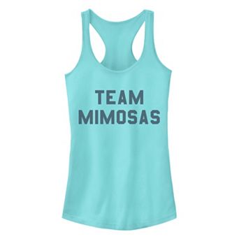 Juniors' Chin-Up Team Mimosas Ideal Racerback Tank Top