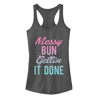 Juniors' Chin-Up Gettin It Done Racerback Tank Top