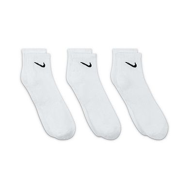 Men's Nike 3-pack Everyday Cushion Quarter Training Socks