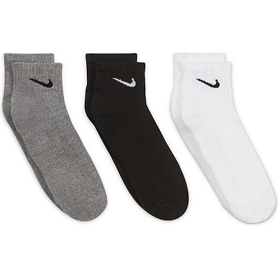 Men s Nike 3 pack Everyday Cushion Quarter Training Socks