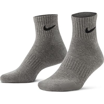 Nike Everyday Cushion Ankle Training Socks 3 Pair Size L Black