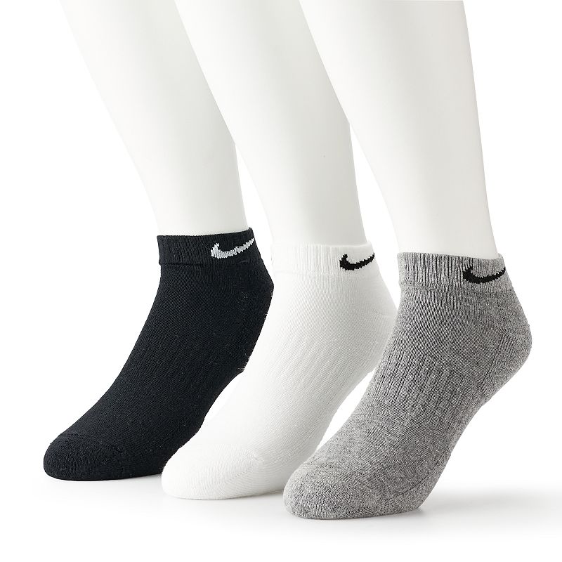 Men's Nike 3-pack Everyday Cushion Low-Cut Training Socks, 