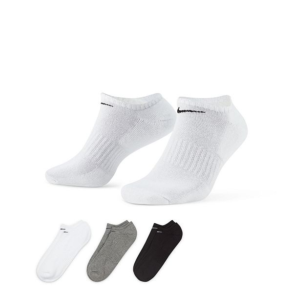Men's Nike 3pack Everyday Cushion NoShow Training Socks