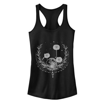 Juniors' Fifth Sun Dandelion Night Ideal Racerback Tank Top