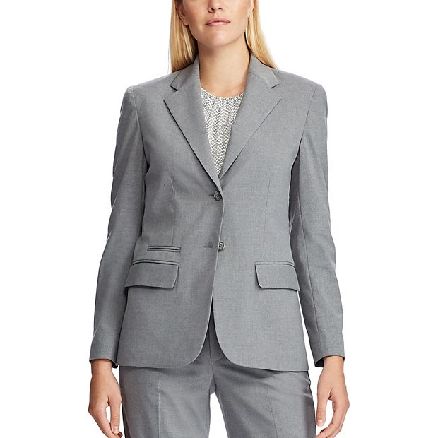 Grey fitted shop jacket womens