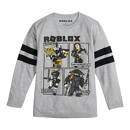 Boys Grey Kids Roblox Clothing Kohl S - roblox dora shirt