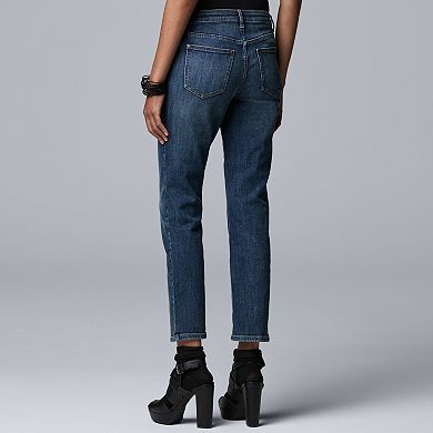 Women's Simply Vera Vera Wang Power Stretch Straight-Leg Jeans