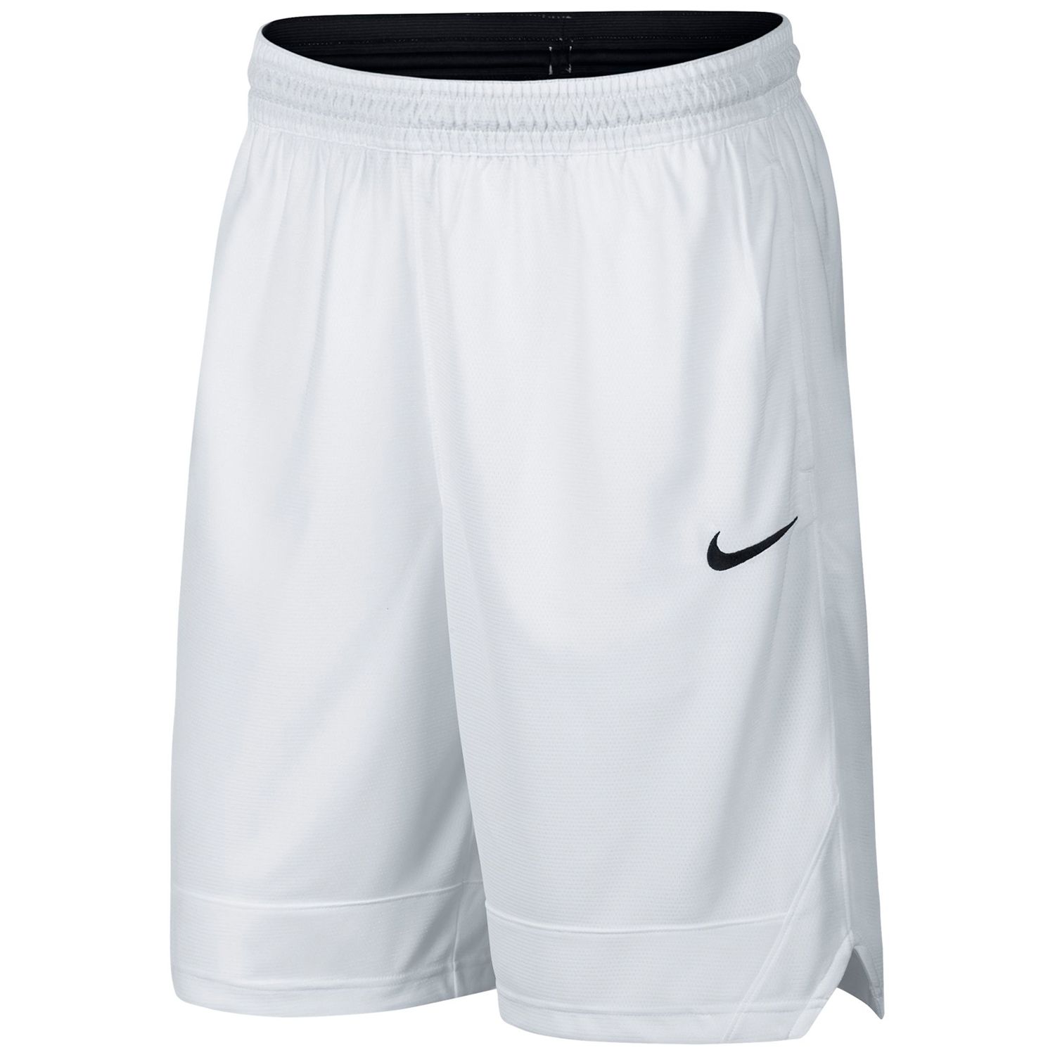 white athletic shorts nike