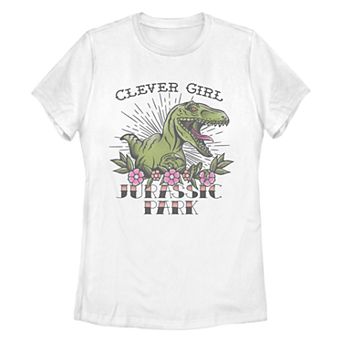 Juniors' Jurassic Park Clever Girl Tattoo Style Tee