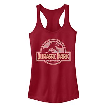 Juniors' Jurassic Park Desert Park Ideal Racerback Tank Top