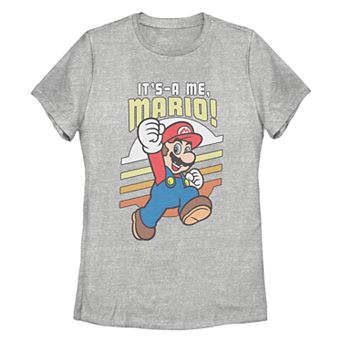 Juniors' Super Mario Bros Its-A Me, Mario Tee