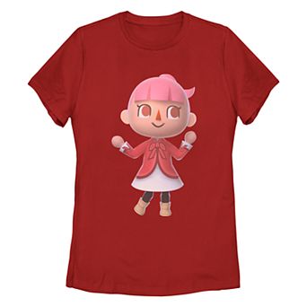 Juniors' Animal Crossing Lady Villager Cute Tee