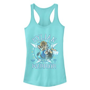 Juniors' Legend Of Zelda Breath Of The Wild Hylian Warrior Portrait Racerback Tank Top
