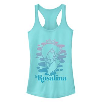 Juniors' Super Mario Bros Rosalina Gradient Ideal Racerback Tank Top