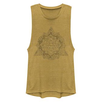 Juniors' Fifth Sun Peace Henna Muscle Tank Top