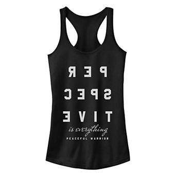 Juniors' Fifth Sun Perspective Is Everything Racerback Tank Top