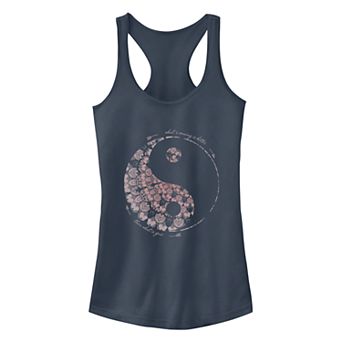 Juniors' Fifth Sun Positive Motion Yin Yang Ideal Racerback Tank Top