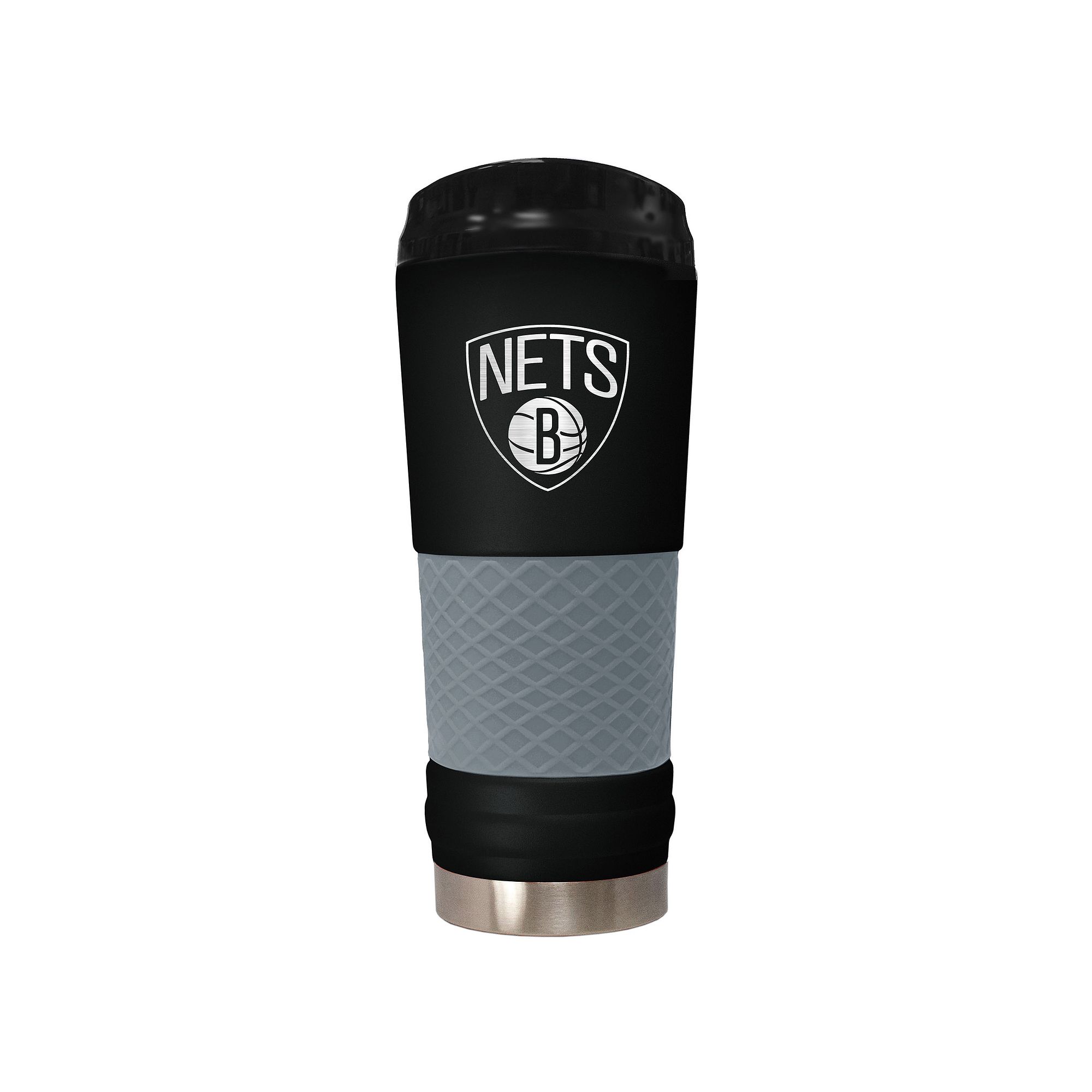 Brooklyn Nets Vacuum Insulated Powder-Coated Tumbler, Black