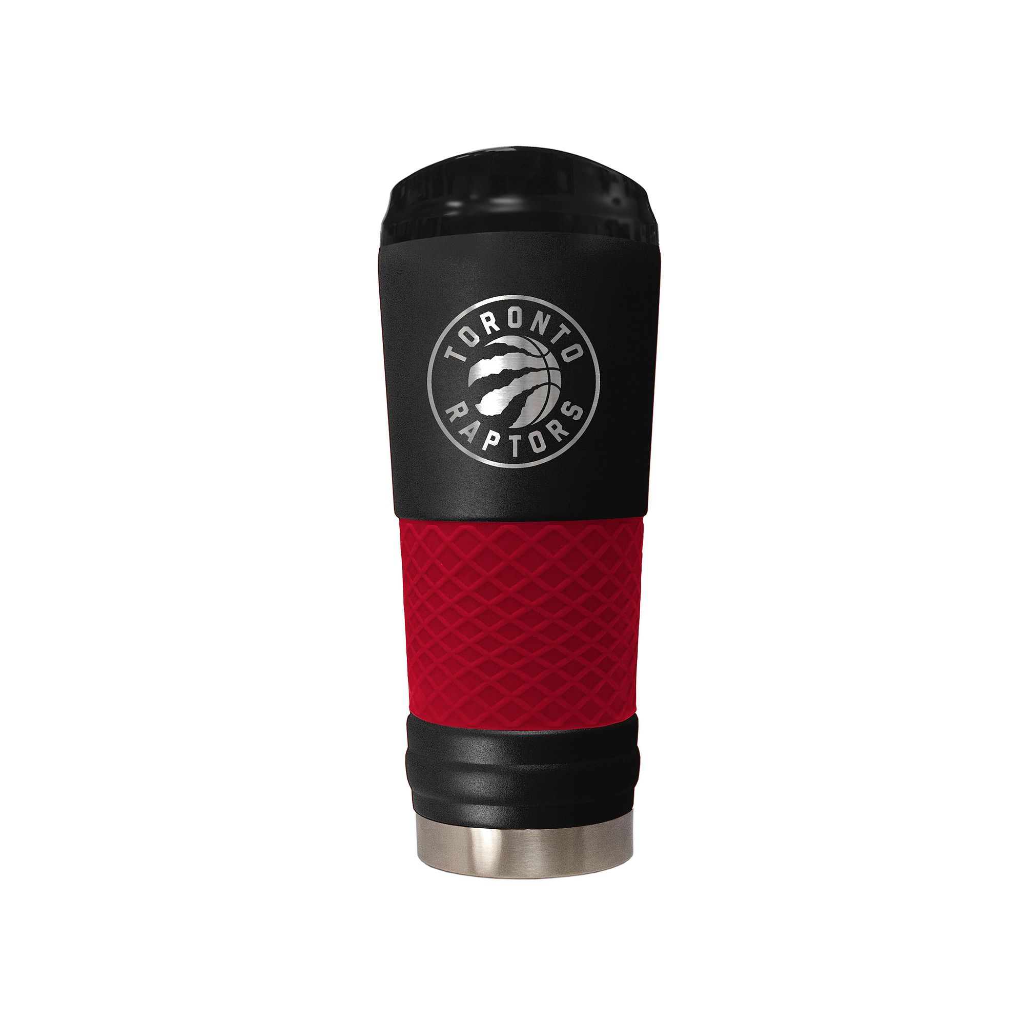 Toronto Raptors Vacuum Insulated Powder-Coated Tumbler, Rpt Black