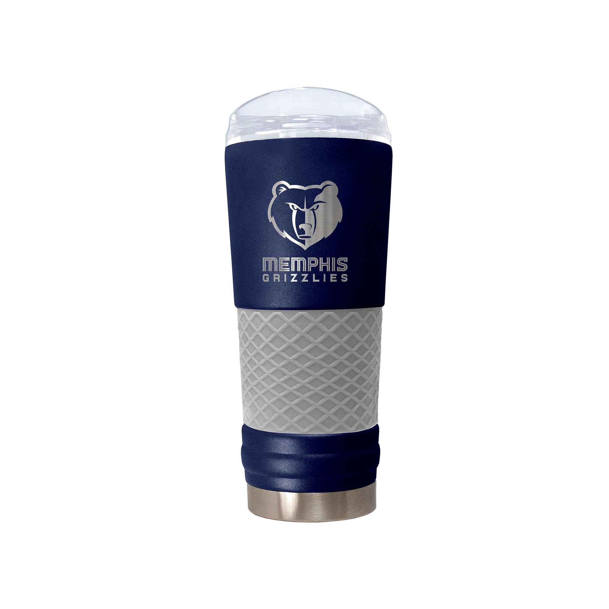 Memphis Grizzlies Vacuum Insulated Powder-Coated Tumbler, Grz Blue