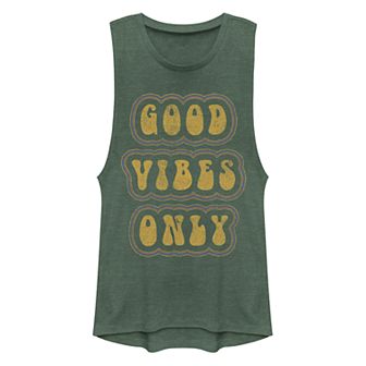Juniors' Fifth Sun Vibez Only Muscle Tank Top