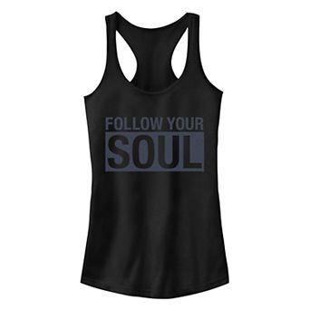 Juniors' Fifth Sun Follow Your Soul Boxed Racerback Tank Top