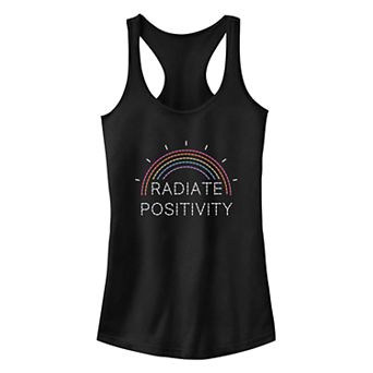 Juniors' Fifth Sun Radiate Positivity Racerback Tank Top