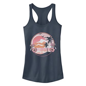 Juniors' Fifth Sun Beach Retro Racerback Tank Top