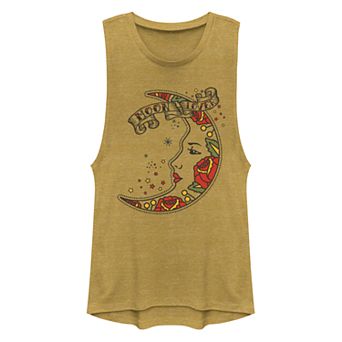 Juniors' Fifth Sun Vintage Moon Tattoo Muscle Tank Top