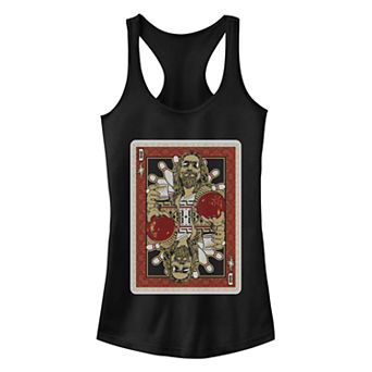 Juniors' The Big Lebowski Abide Card Racerback Tank Top