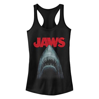 Juniors' Jaws Out Of Water Racerback Tank Top