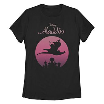 Juniors' Disney's Aladdin Flying High Tee
