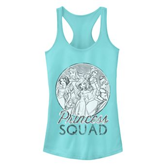 Juniors Disney Princesses Squad Racerback Tank Top
