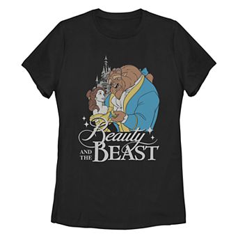 Juniors' Disney's Beauty and the Beast Classic Missy Crew Tee