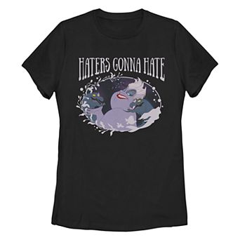 Juniors' Disney's The Little Mermaid Ursula "Haters" Missy Crew Tee