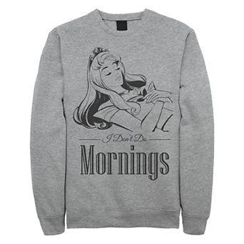 Juniors' Disney's Sleeping Beauty "No Mornings" Crew Fleece