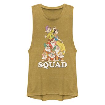 Juniors' Disney's Snow White and the Seven Dwarves "Squad" Muscle Tank Top