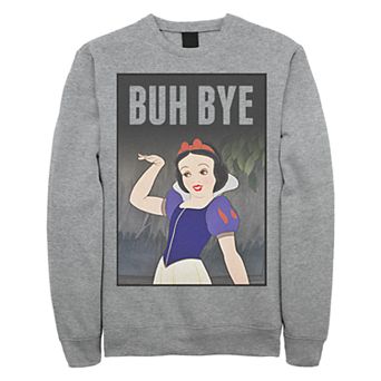Juniors' Disney's Snow White and the Seven Dwarves "Buh Bye" Crew Fleece