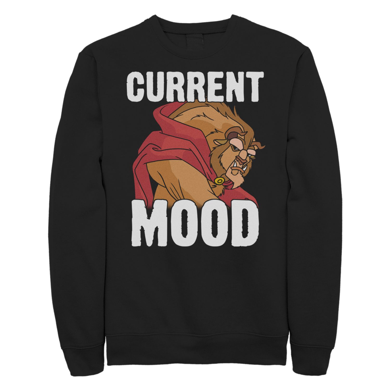 Image for Disney Juniors' 's Beauty and the Beast "Current Mood" Crew Fleece at Kohl's.