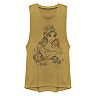 Juniors' Disney's Beauty and the Beast Beauty Flower Muscle Tank Top